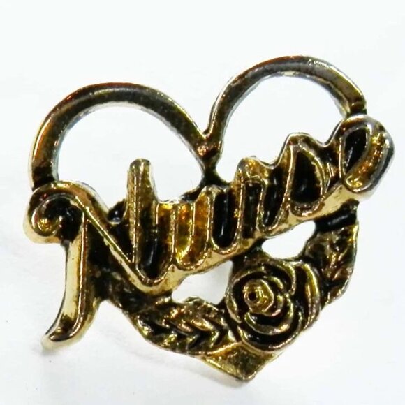 Signed JJ Nurse Hat Nursing Pins Dangle Thermometer Prescription Bottle Medical - Picture 5 of 9